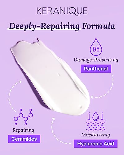 Keranique Deep Repair Hair Mask for Dry, Damaged & Thinning Hair – Hydrating Keratin & Ceramides Treatment