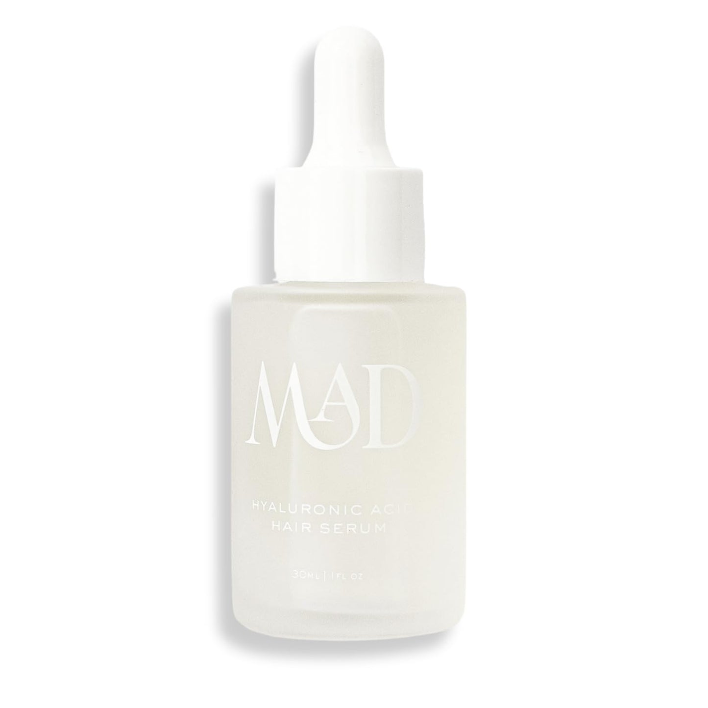 MAD HAIR CO. Hair Serum with Hyaluronic Acid, Squalane oil, Argan Oil - For Hydration, Improved Elasticity, Enhanced Shine, Reduced Frizz, Strengthen Hair - 1 Fl Oz