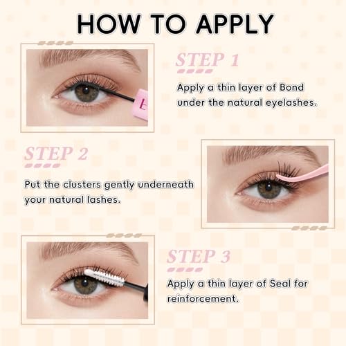 FADLASH Lash Bond and Seal Eyelash Glue - 2 in 1, 72-Hour Hold