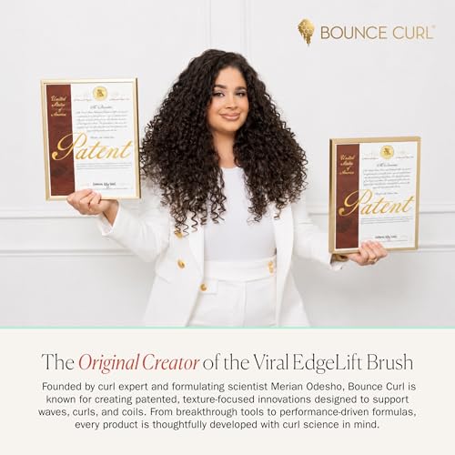 Bounce Curl Define EdgeLift Brush Cherry - 5-in-1 Curl Styling & Smoothing Tool