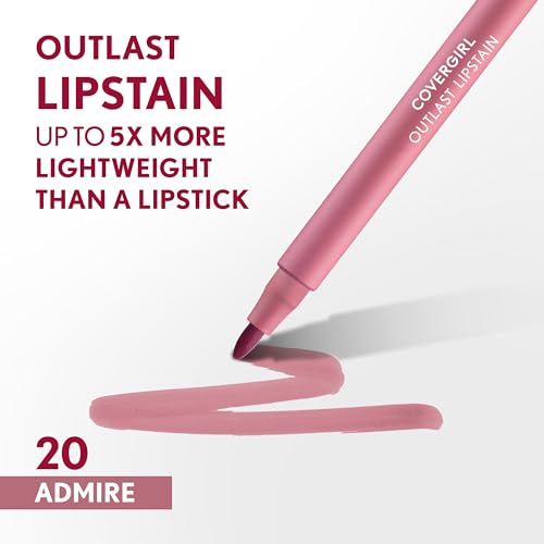 COVERGIRL Outlast Lip Stain Bundle - Admire & Brazen Raisin