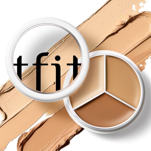 TFIT 3-Shade Concealer Palette - Full Coverage, 12HR Wear