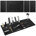 Magnetic Barber Mat with 4 Magnets & Tool Organizer