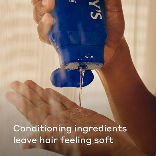 Harry's Men's 2 in 1 Shampoo and Conditioner for All Hair Types - New Stone Scent - (3 Pack) 14 fl oz - No Parabens or Sulfates