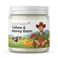 Grass-Fed Tallow & Raw Honey Moisturizing Balm for Dry Skin