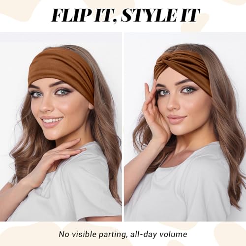4 Pcs Women's Vintage Turban Headbands for Yoga & Workout
