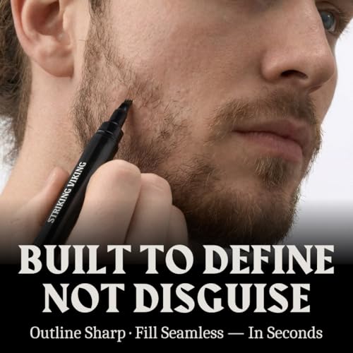 Striking Viking Beard Pencil Filler - Dark Brown, 2 Pack