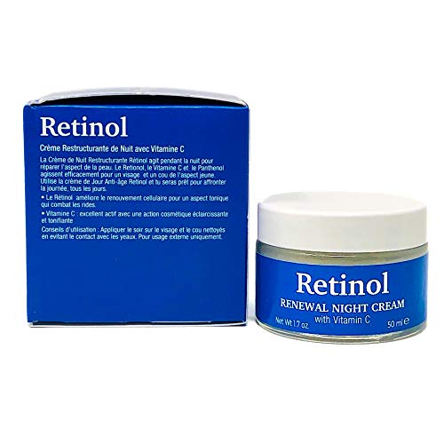 Delfanti Milano ? RETINOL RENEWAL Night Face and Neck Cream ? Moisturizer with Vitamin C ? Made in Italy ? 1.7 oz