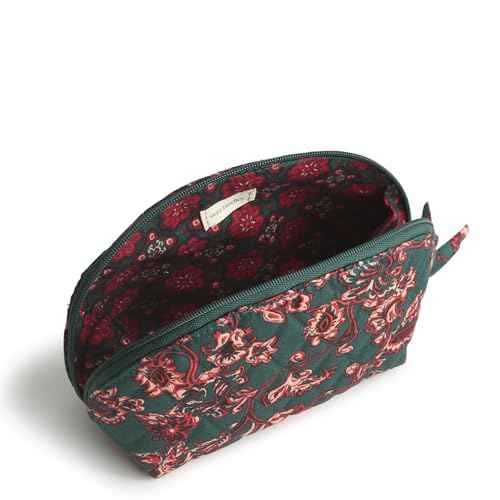 Vera Bradley Women's Premium Cotton Mini Dome Cosmetic, Victorian Vines, One Size