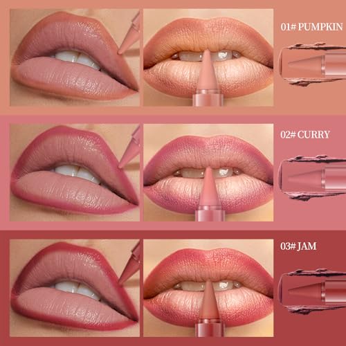 6-Piece Ombre Lipstick & Lip Liner Set - Waterproof Matte