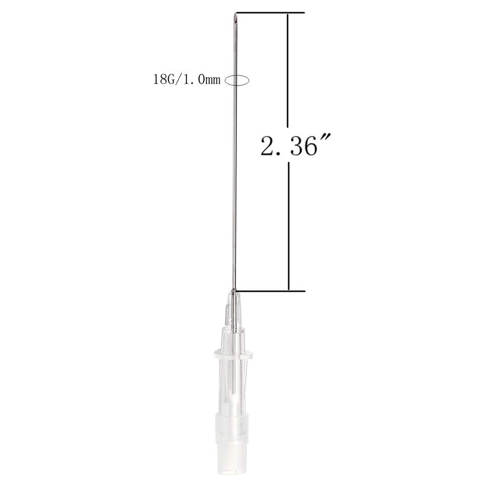 DOWEI Ear Nose Piercing Needles, 10pcs 18G Piercing Needles IV Catheter Needles Kit for IV Start Kits,Piercing Tools, Piercing Supplies (18G)