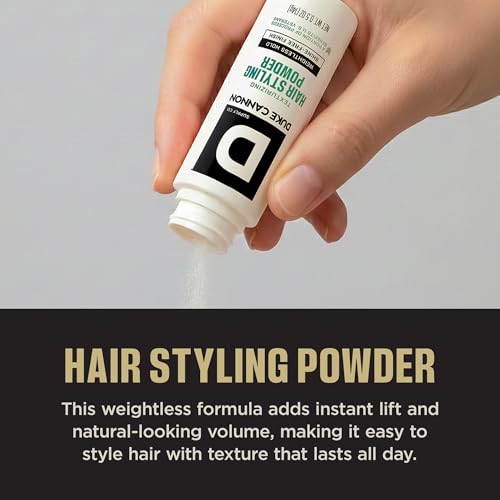 Duke Cannon Styling Powder for Men – Matte Finish & Volume