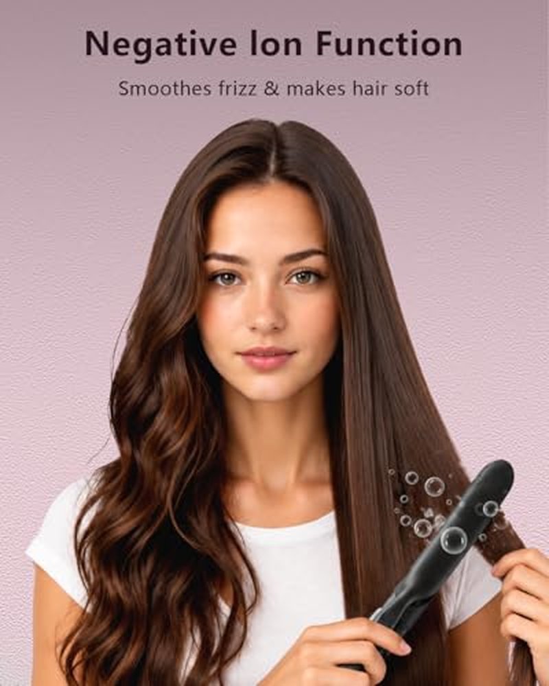 Aduarjo 5-in-1 Curling Iron Set with Flat Iron - All Hair Types
