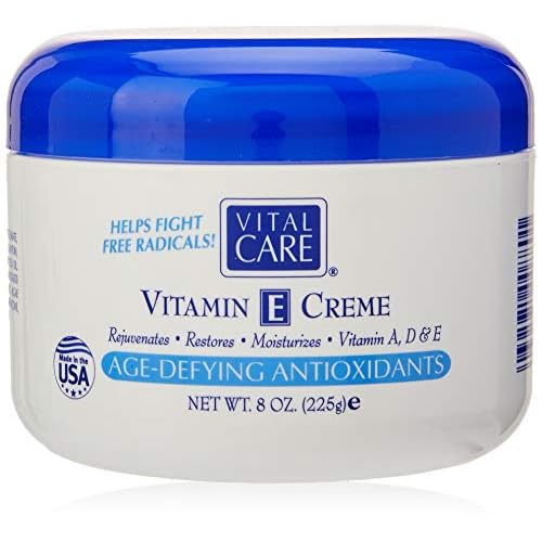 Vital Care Vitamin E Cr?me, (8 Fl. Oz), A Complete Skin Care with Age- Defying Antioxidants for Men and Women
