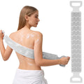 Silicone Back Scrubber with Handles - Exfoliating Bath Tool