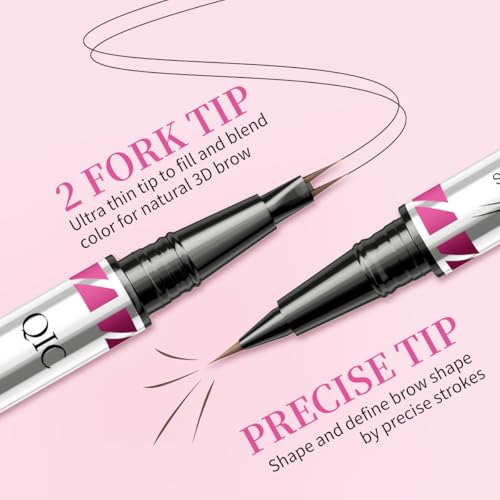 W3W Dual-Ended Microblading Eyebrow Pen - Waterproof & Smudge-Proof