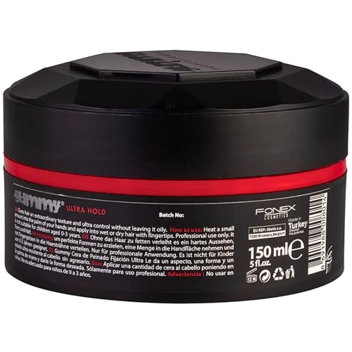 Gummy Fonex Professional Ultra Hold Hair Styling Wax 150ml (Pack of 1)