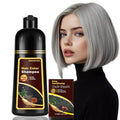 3-in-1 Silver Gray Hair Dye Shampoo - Instant Color & Care