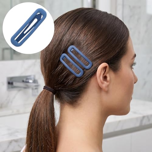 Metal Snap Hair Clips for Fine Hair, 12pc Set, 6 Colors