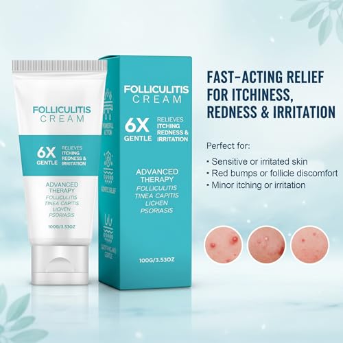 VitaCresta Folliculitis Cream 3.53oz - Cooling Herbal Relief