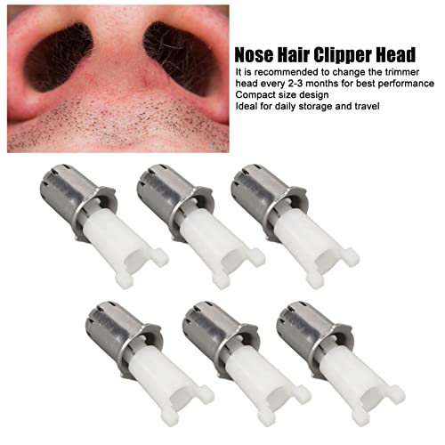 Nose Hair Trimmer Replacement Blades,Nose Hair Trimmer Blades,Nose Hair Trimmer Head, 10pcs Portable Universal Replacement Clipper Blade Heads for Fitting and Easy Cleaning, Daily Storage and Travel