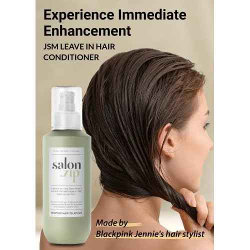 JUNG SAEM MOOL OFFICIAL Salon.ZIP Protein Hair Treatment Pack - 6.8 fl oz (200 ml) | Korean Beauty | Hair Essence Cream for Damaged Hair