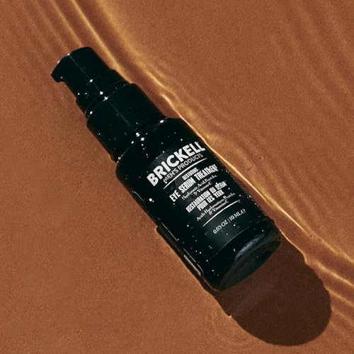 Brickell Men's Dark Circle Eye Serum | Reduces Wrinkles & Bags