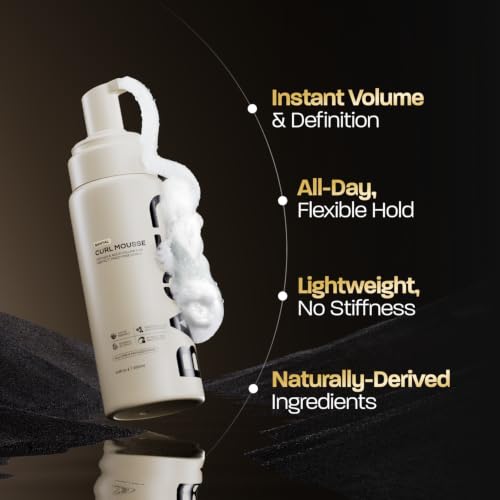 BASED Curl Mousse - Instant Volume & Definition | Lightweight Hold