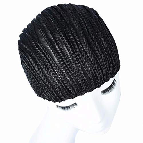 FEEL ME Braided Crochet Wig Cap for Cornrow Sew-In - Medium