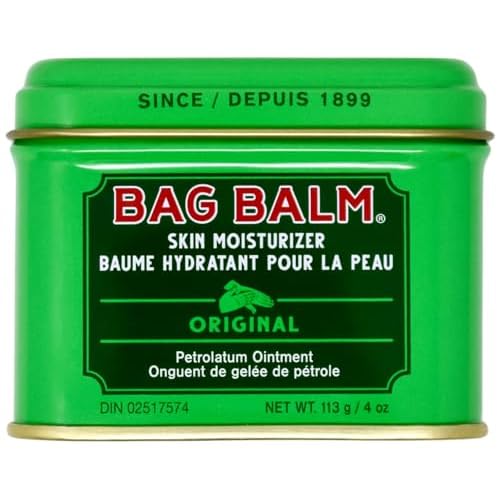 Bag Balm Vermont's Original Moisturizing for Dry Skin, Chapped Lips, Cracked Heels, Dog Paw Pads + More. 118 ml (4 oz) Tin (1)