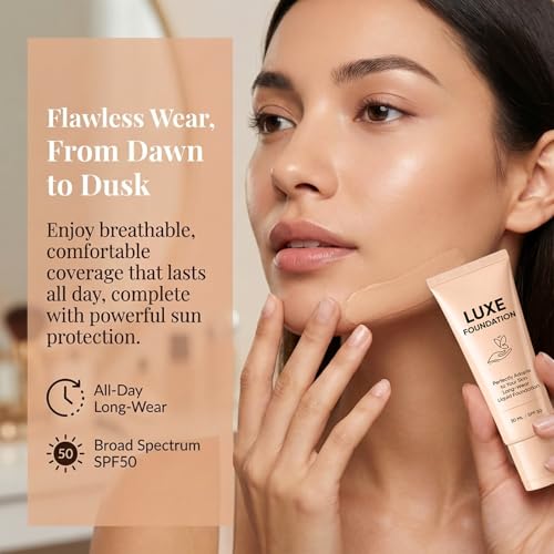 LUXE FOUNDATION Long-Wear Hydrating Liquid Foundation for Mature Skin