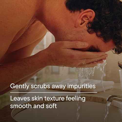 Harry's Exfoliating Face Wash for Men, Gentle Facial Skin Care Products with Volcanic Rock Exfoliant, 2 Fl. Oz, Pack of 3 (Trial and Travel Size)