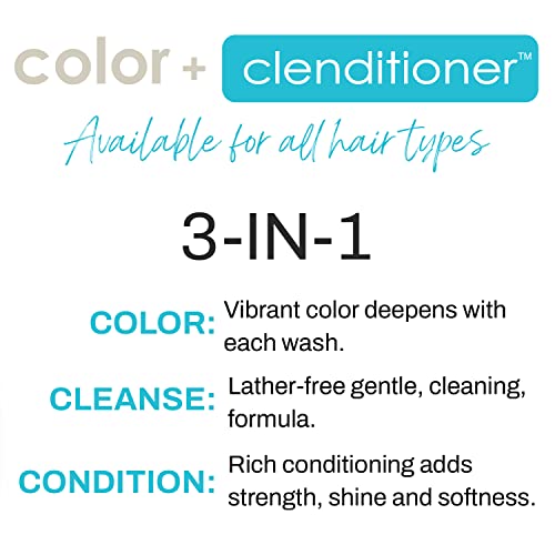 KERACOLOR Kit of 3-in-1 (Cleanse + Conditioner + Color) Platium Semi-Permanent Hair Dye and Finishing Hair Spray 10oz