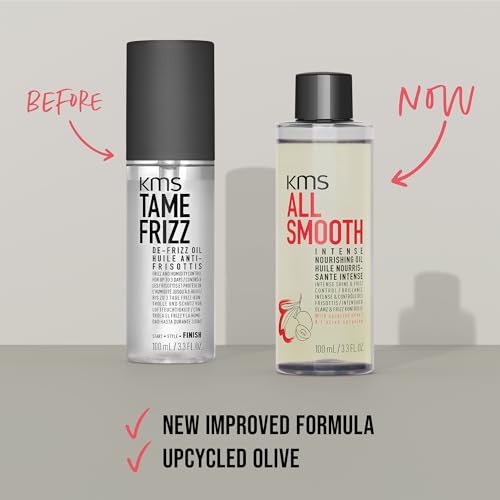 KMS AllSmooth Intense Nourishing Oil for Medium to Thick, Coarse Hair, 100ml