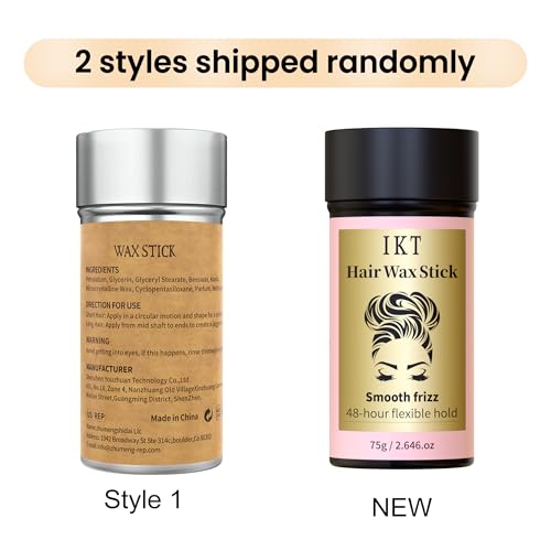 Hair Wax Styling Set - 7 Pcs with Combs & Bands