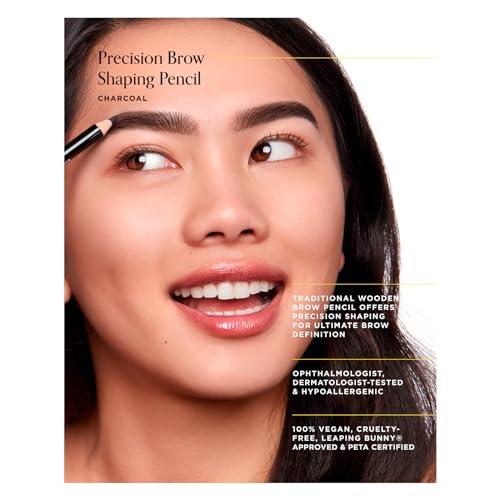 Arches & Halos Precision Brow Pencil - Dual Ended, Charcoal
