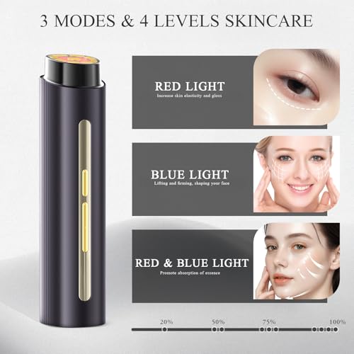 BNU Microcurrent & Red Light Facial Massager for Skin Lifting & Firming