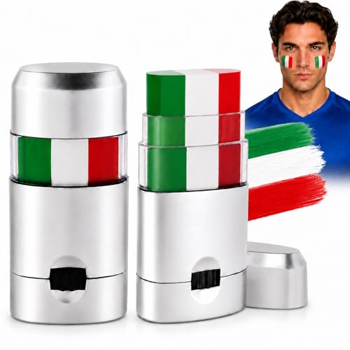 Mexican Flag Face Paint Stick - Waterproof, 2 Pack
