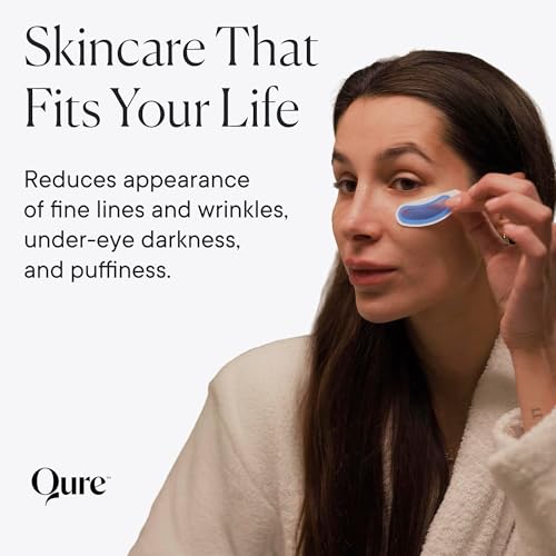 Qure Micro-Infusion Under Eye Patches with Retinol & Peptides - 8 Pairs