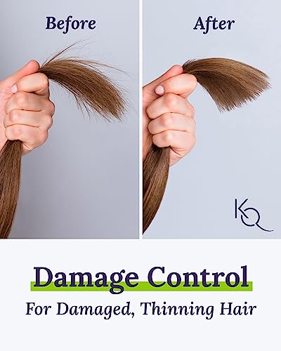 Keranique Deep Conditioner for Dry Damaged Hair - Extreme Damage Repairing Conditioner for Thinning, Frizzy Hair w/Keratin - Anti-Damage Hair Care for Women - Intense Repair for Hair Breakage