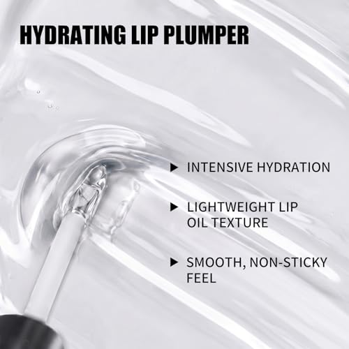 W3W Natural Lip Plumper Gloss - Hydrating & Volumizing Oil