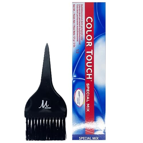 Hair Color Touch-Up Kit with No-Ammonia Demi-Permanent 2oz & Tint Brush