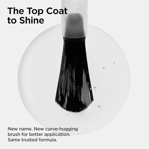CND Vinylux Longwear Shine Top Coat Nail Polish - Fast Drying, 0.5 oz