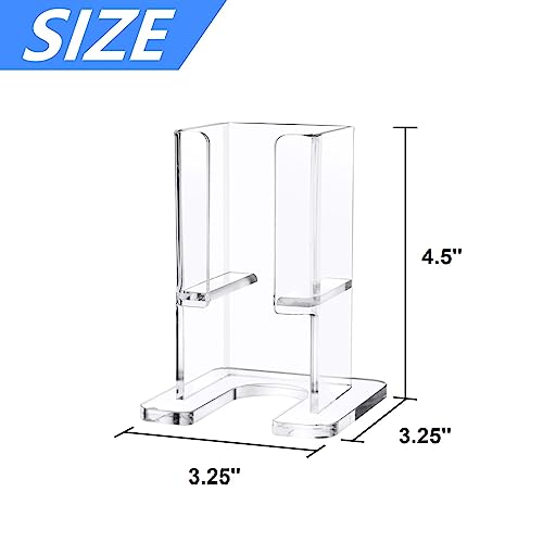 Beautyflier Electric Razor Stand for Philips Norelco Electric Shaver, Acrylic Base Holder for Men Storage Rack Bracket Home Bathroom Accessories, Universal Size