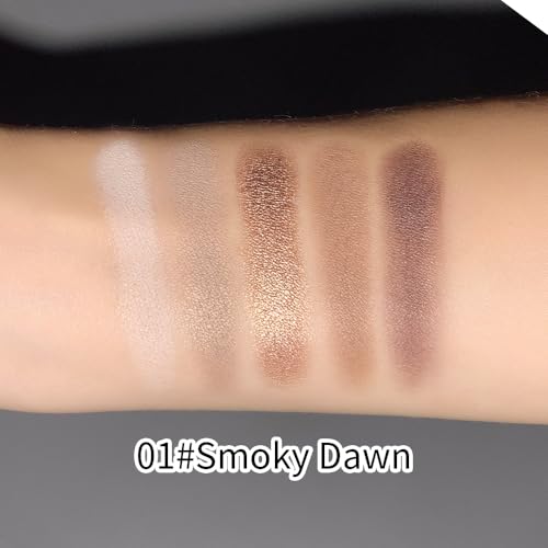 Matte Eyeshadow Palette 5 Color Nude Brown Long Lasting