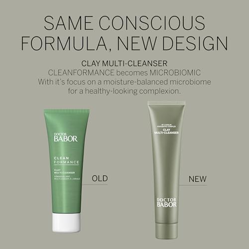 BABOR DOCTOR Microbiomic Clay Multi Cleanser (70 ml) - Vegan Facial Cleanser with Natural Ingredients for A Balanced, Radiant Complexion