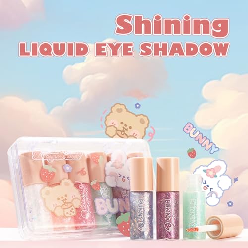 Baorder 6Pc Liquid Glitter Eyeshadow Set – Shimmer