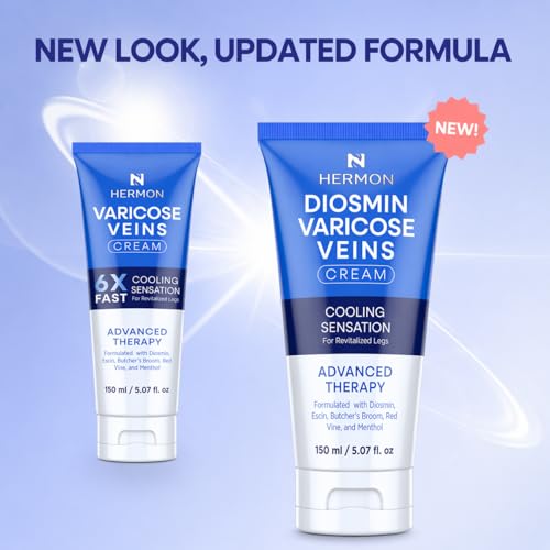 Hermon Diosmin Legs Gel Cream – Natural Botanical Moisturizer 5.07oz