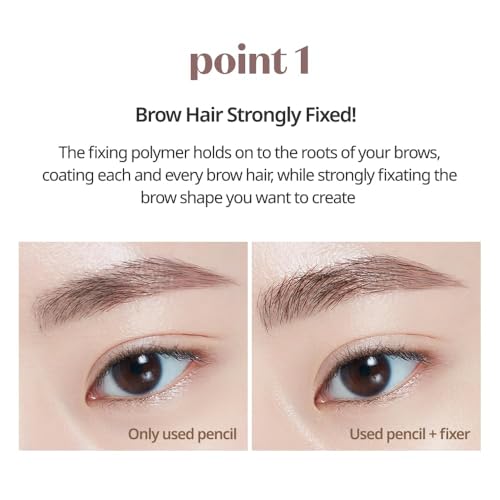 ETUDE Bare Edge Brow Fixer Gel - Strong Hold Eyebrow Shaper