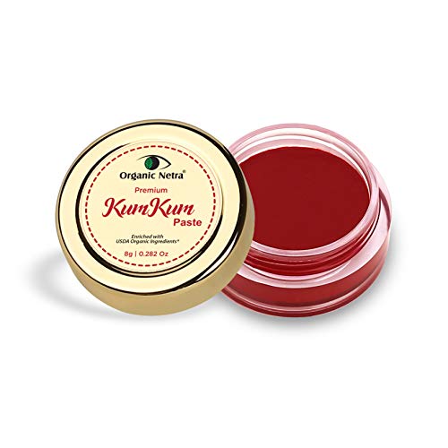 Organic Netra Kumkum Sindoor Paste - Waterproof, Long Lasting